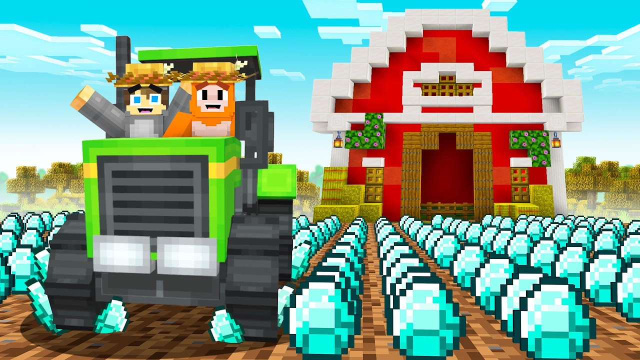 We Became MILLIONAIRE Farmers in Minecraft