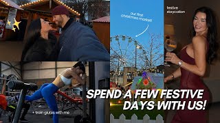Festive December Vlog | Staycation + Leg Workout 