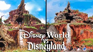 Top Walt Disney World Rides vs Disneyland Rides! Magic Kingdom vs Disneyland