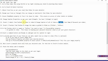 Excel UserForm Login with several Login Accebility Features------------Part-2