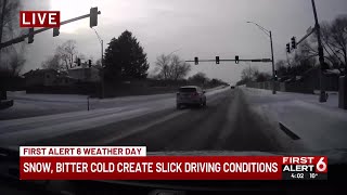 4 P.M. UPDATE: Snow, bitter cold create slick driving conditions around Omaha