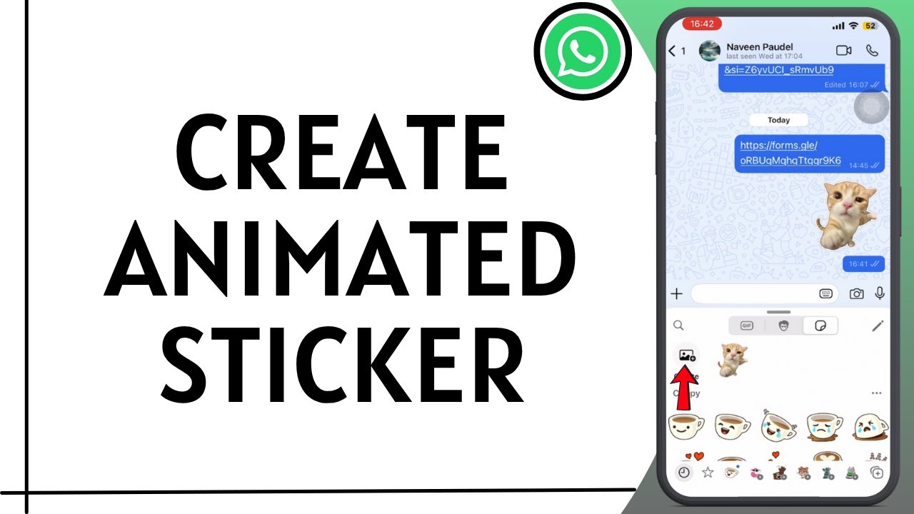 Create Animated Sticker How To Create Animated Sticker On WhatsApp (2025) - YouTube