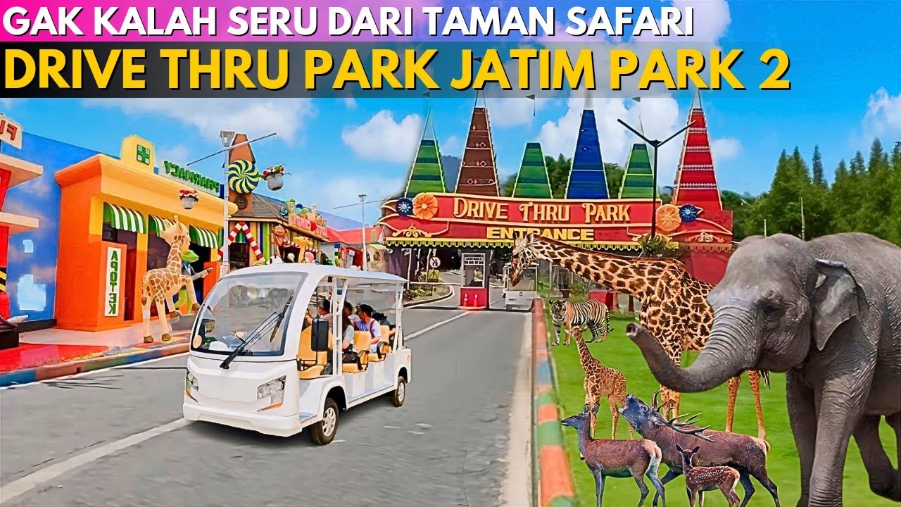 DRIVE THRU PARK BATU MALANG Terbaru ‼ Gak Kalah Seru dari Taman Safari