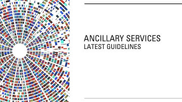 Ancillary Services - Latest Guidelines