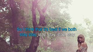 [KTV] 09 Taylor Swift - Stay Stay Stay [Inst.]