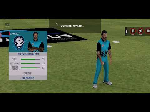 Real cricket 20 playing 2p with random players /How bowl against ace ...