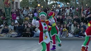 TDL ディズニー・クリスマス・ストーリーズ 2019年11月17日(2回目)セカンド停止アウト側立見