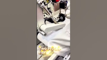 Modern Sewing Automation 🔥 Belt Elastic Join & Topstitch একসাথে! Save SMV & Manpower