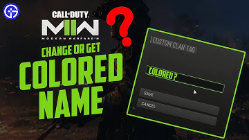 Modern Warfare 2 - How to Change or Get a Colored Name