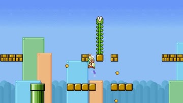 Super Mario Bros. X (SMBX) Custom Level - SMB World 2-1 (SMA4 Remake)