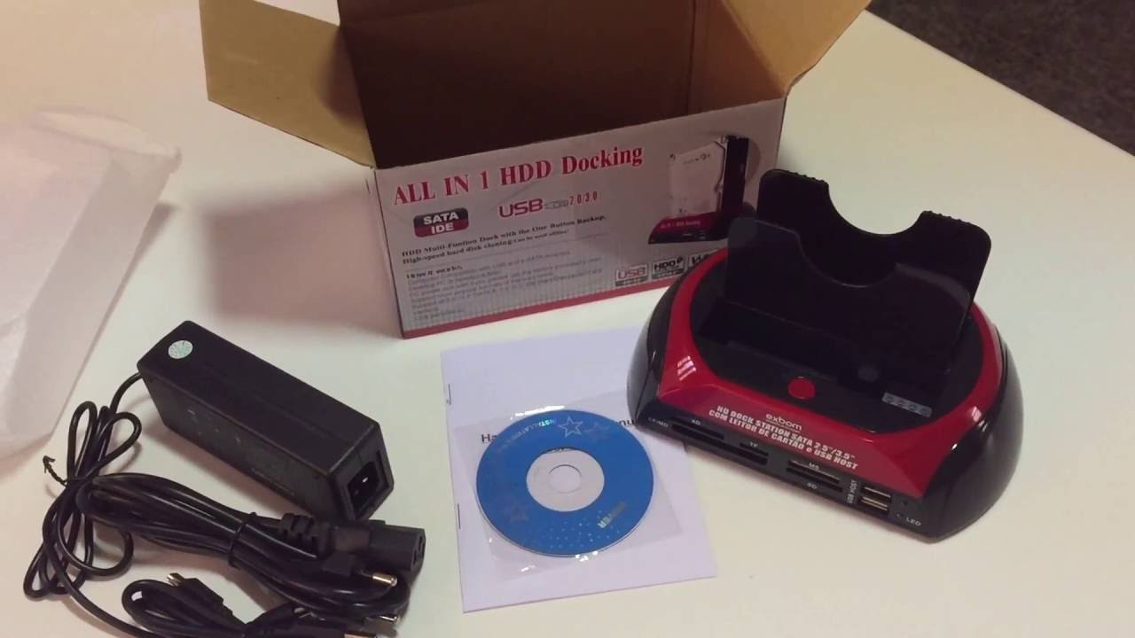 1 HDD docking Station - YouTube