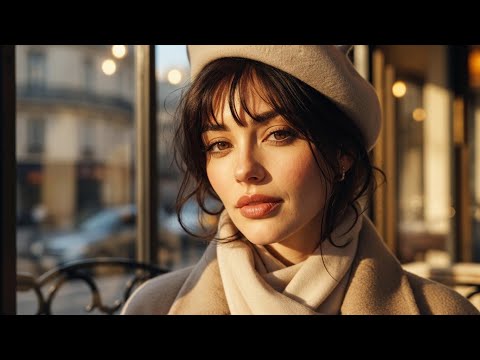 Midnight Paris Café 🌙 Romantic French Chanson & Vintage Love Songs | Rainy Night Ambience