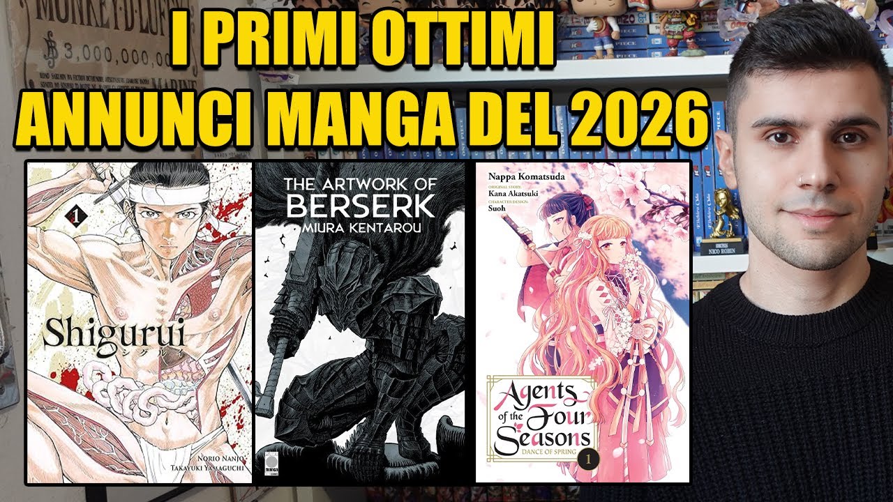 I PRIMI OTTIMI ANNUNCI MANGA DEL 2026