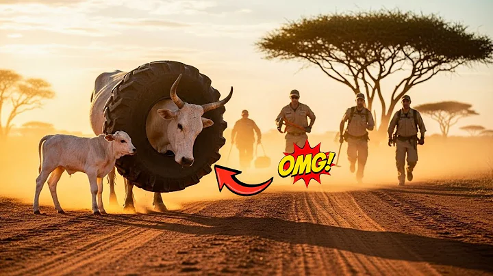 HEROIC RESCUE! Brave Team Saves Mother Cow Whose Head Was TRAPPED in a GIANT Rubber Tire 🐄💪
