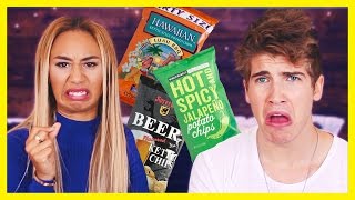 TRYING WEIRD CHIP FLAVORS W\/ MYLIFEASEVA!