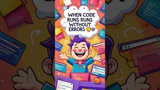 When Code Runs Without Errors 😳 | Developer Life Comedy #shorts