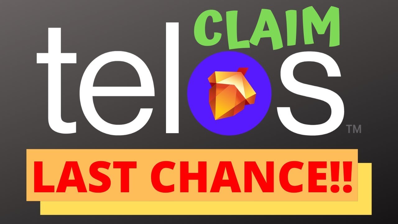 LAST CHANCE to Claim TLOS (Telos) - YouTube