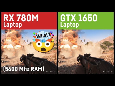 RX 780M vs. GTX 1650 Mobile in 11 Games - Laptop/Notebook