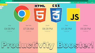 Classic World Clocks Google Chrome Extension