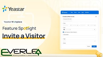 Invite a Visitor | Yeastar Visitor Management System Feature Spotlight e.01