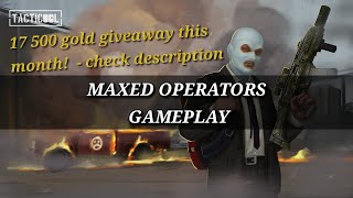 Tacticool - EPIC GAMES MAXED OPERATORS JB, MIRO, JASON GAMEPLAY : more giveaway gold this month! 5v5