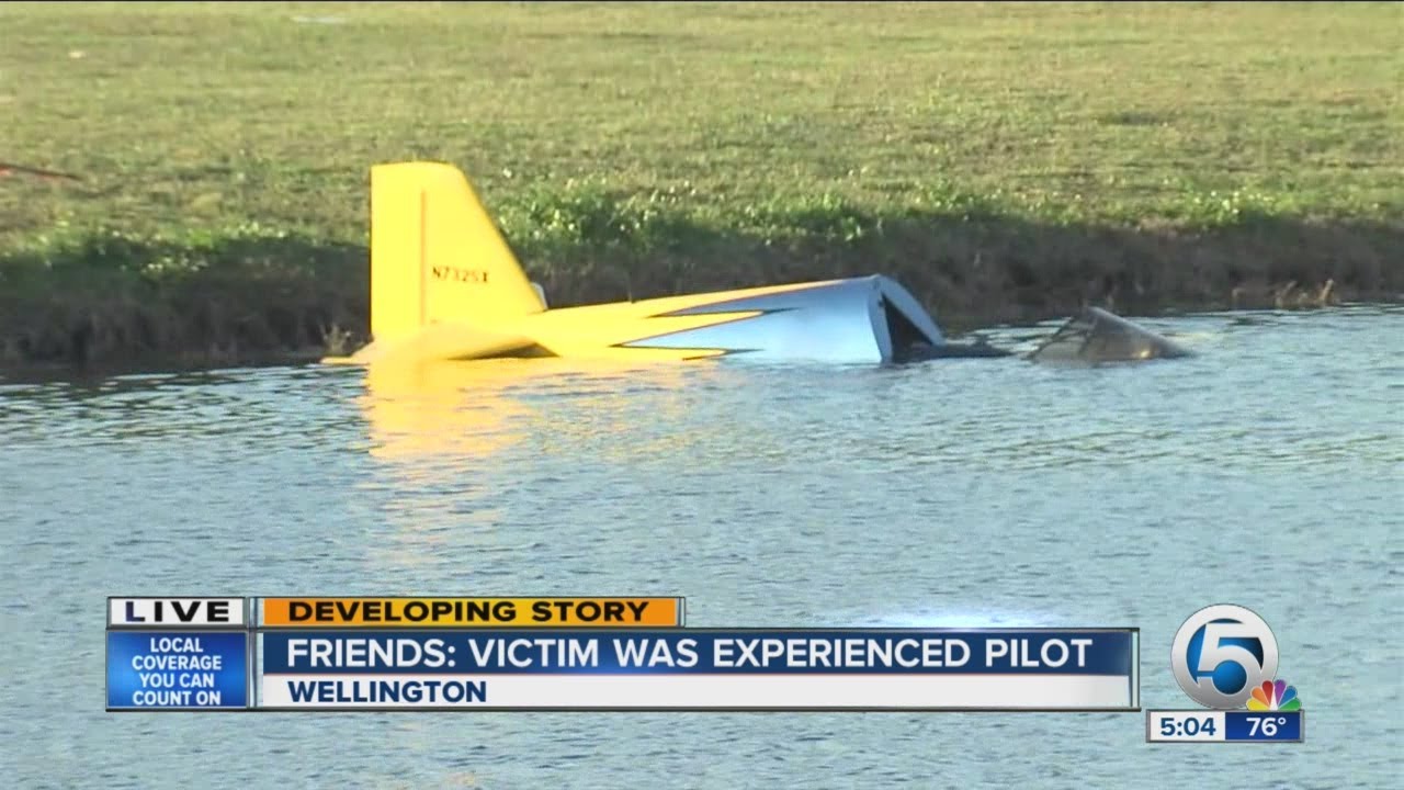 Pilot dies in plane crash in Wellington - YouTube