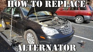 How To Replace Alternator 2007-2010 Chrysler Sebring 2.4