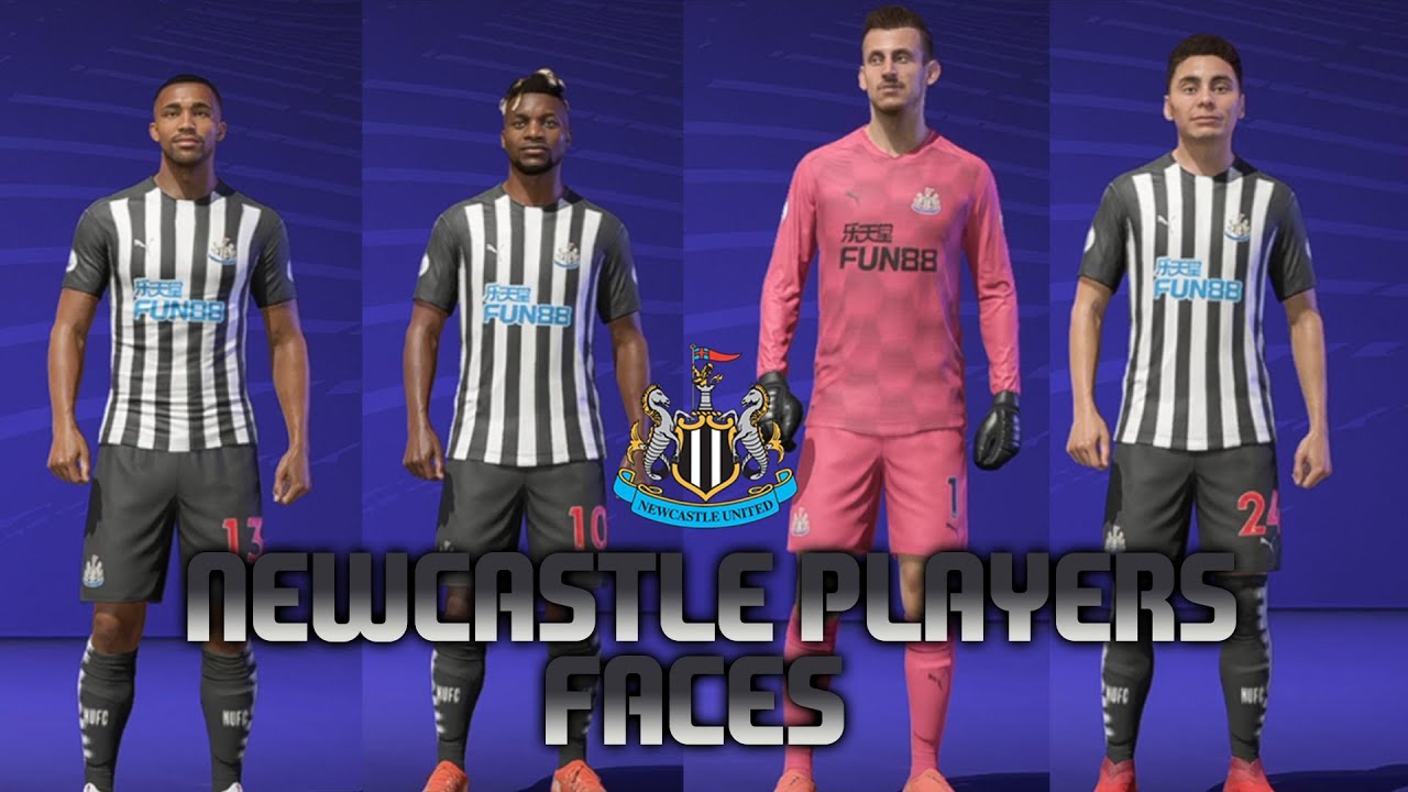 Fifa 21 Newcastle Player Faces Youtube