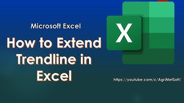 How to Extend Trendline in Excel