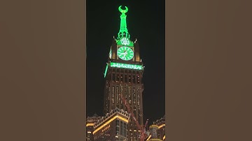 Clock tower makkah MashAllah #youtube #saudiarabia #shorts #whatsappstatus #clocktower #trending