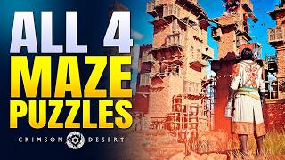 Crimson Desert: All 4 Winding Paths Maze Puzzle Solutions & Locations | FAST & EASY GUIDE
