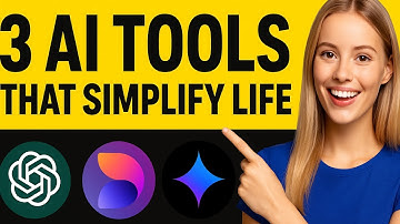 3 AI Tools That Simplify Life #chatgpt #google #gemini #microsoft #designer #solo #productivity