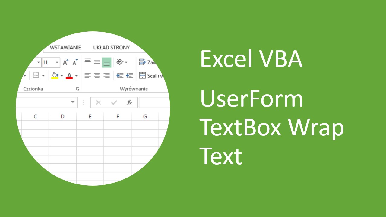 text wrap excel