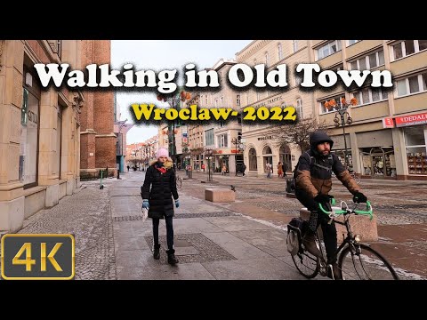 Walking in Old town- Wroclaw - Poland 2022 -4K 🇵🇱