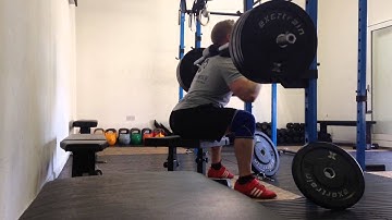 SSB box squat 130x6