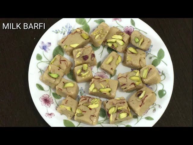 Barfi Recipe | Milk Powder Barfi | Indian Cuisine Recipes