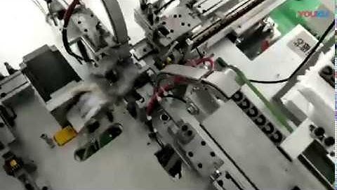 Automatic electrical transformer assembly machine