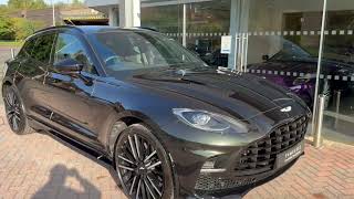 2023/73 DBX 707 finished in Minotaur Green with Onyx Black Leather Interior