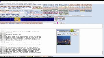 SW Radiogram #33 on 9400 kHz shortwave received with AFEDRI SDR, MFSK32 decoding with Multipsk.