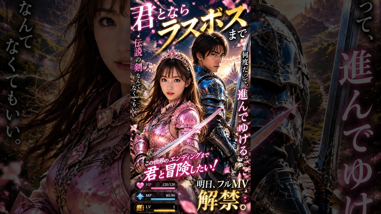 剣も魔法もない。それでも君となら。｜榎本魅愛「君とならラスボスまで」1番先行公開 公式Shortsサムネイル