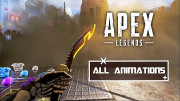 Bangalore Heirloom All Animations Showcase l Apex Legends The Chaos Theory Collection Event