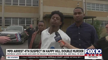 4th suspect in Happy Hill double murder arrested,suspected in another murder