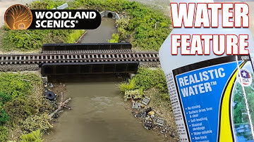 Make a WATER Feature using Woodland Scenics REALISTIC WATER