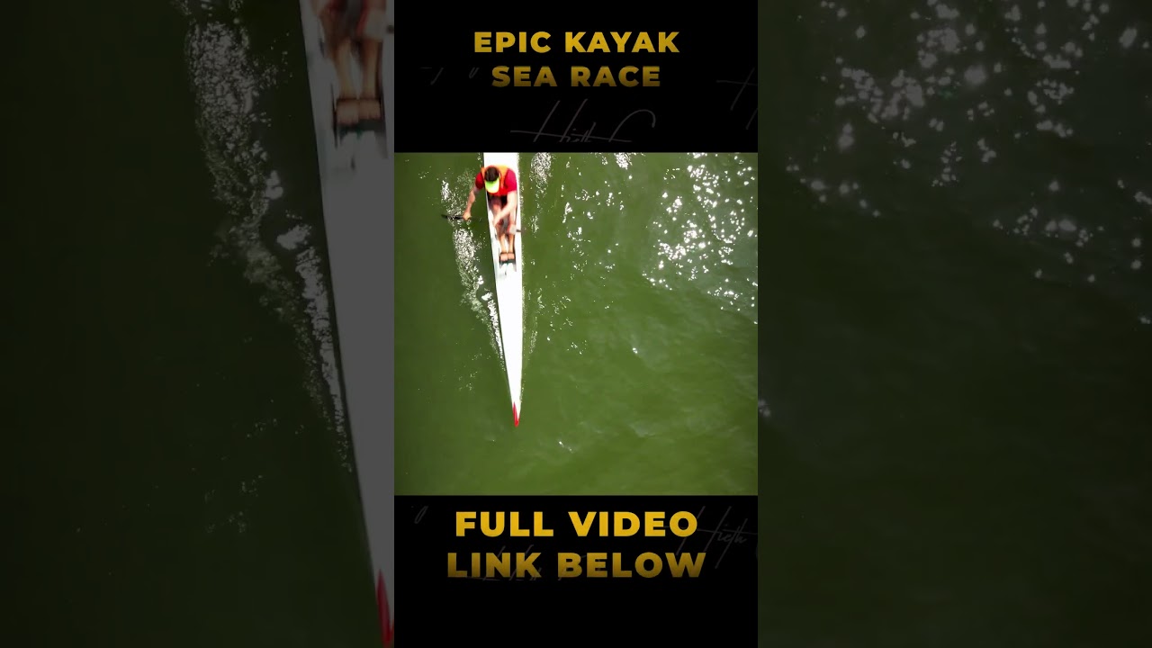 Drone Footage of Kayak Race on Exmouth Beach 2023 - DJI MAVIC 3