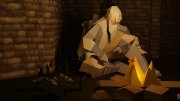 OSRS Blender Animation - Lumbridge after Dark... | Old School RuneScape 3D