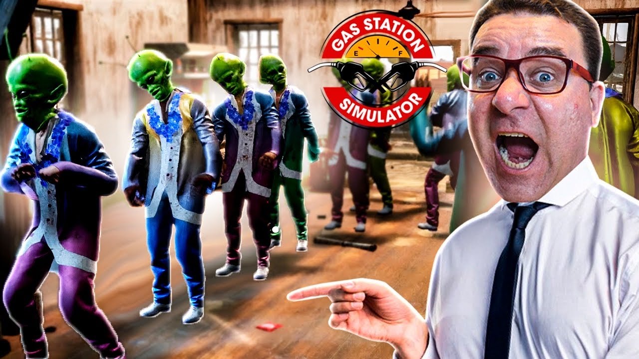 GAS STATION SIMULATOR #8 | FUI INVADIDO POR ALIENS
