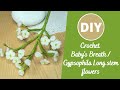Learn To Crochet Baby S Breath Flowers Gypsophila 