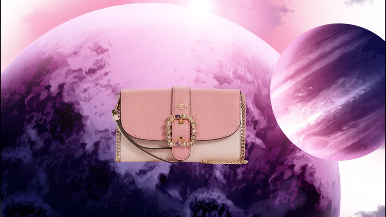 Coach Gemma Clutch Crossbody In Colorblock Pink Multi 💞💕💖💓