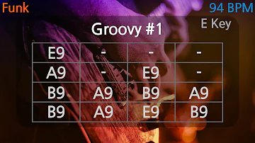 Groovy #1 (E Funk Backing Track 94 Bpm)