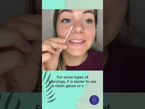 Video: Jak si vyčistit piercing do nosu: 12 kroků (s obrázky)